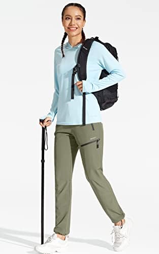 Vue 3 de Pantalon Randonnee Femme Leger