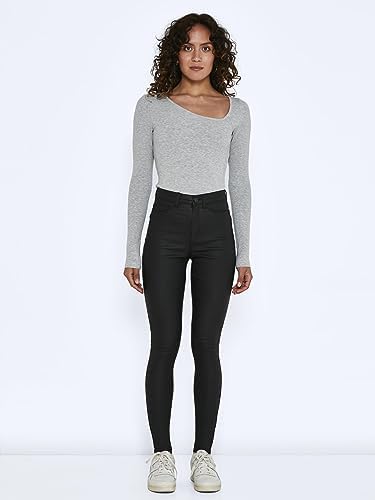 Vue 5 de Pantalon Vernis Skinny Taille