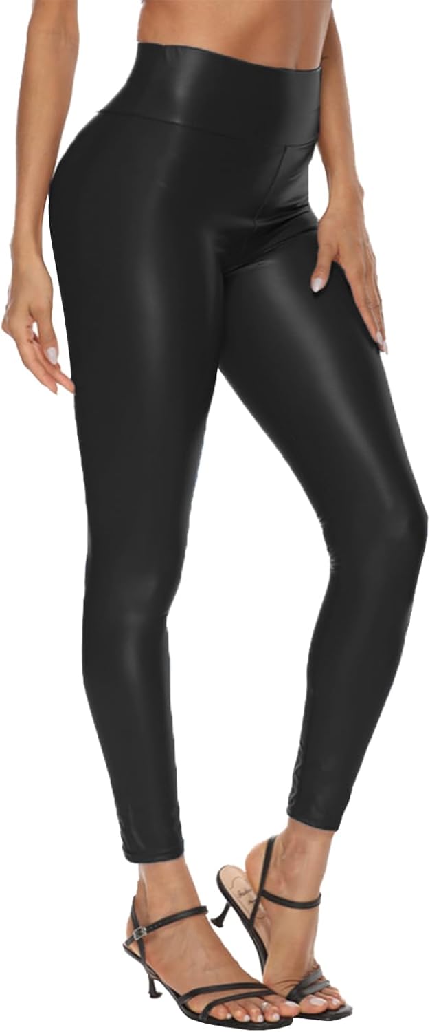 Leggings Simili Cuir Femme