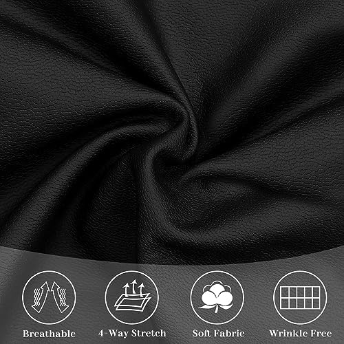 Vue 3 de Leggings Simili Cuir Femme