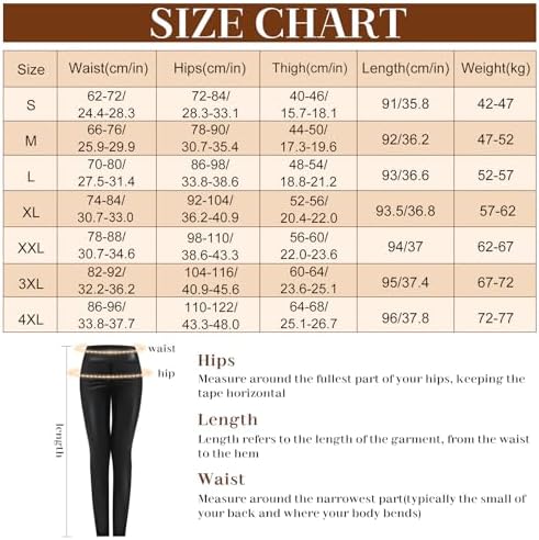Vue 6 de Leggings Simili Cuir Femme