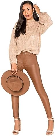 Vue 2 de Pantalon Slim Noir En