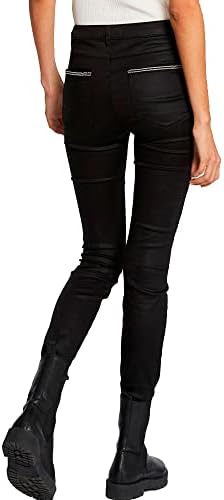 Vue 3 de Pantalon Slim Enduit