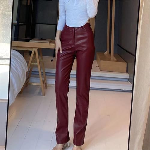 Vue 2 de Pantalon En Cuir Pour