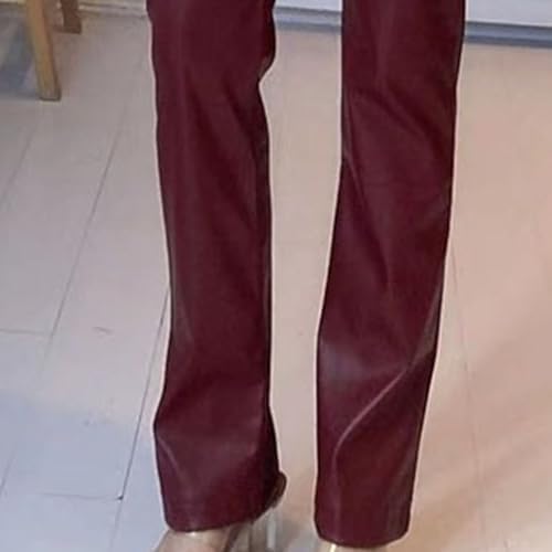 Vue 4 de Pantalon En Cuir Pour