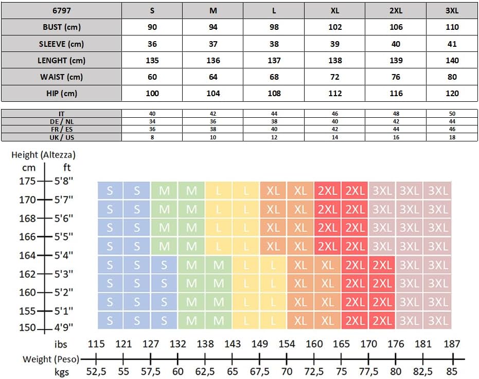 Vue 6 de Combinaison Longue Femme Col