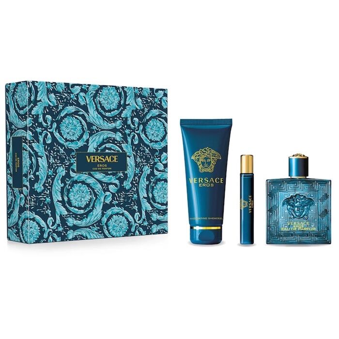 Versace Eros EDP 100ml 3 Piece Gift Set