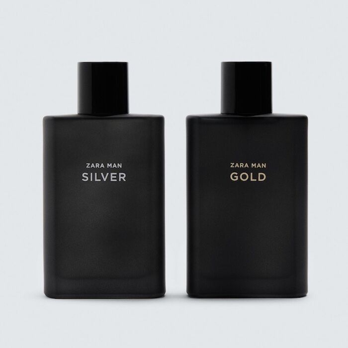 Zara Man Silver + Gold EDT 90ml X2