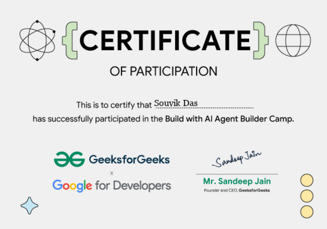 Build with AI Agent Builder Camp