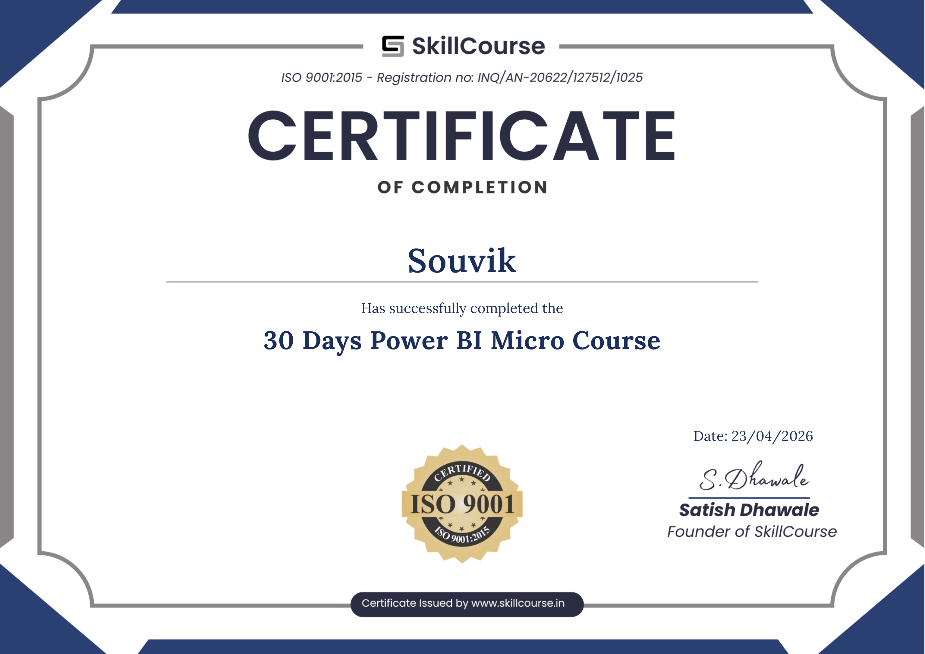 Microsoft Power BI - 30 Days Micro Course