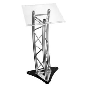 48″ Plexi Truss Podium – Elegant (Installed)