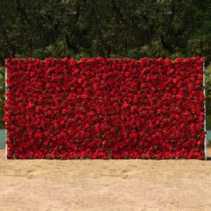 Red Roses Flower Backdrop – Multi Uses (16′ w x 8′ h)