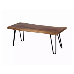 Natural Wood Bench 