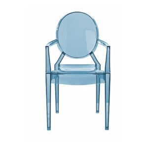 Ghost Clear Blue Chair