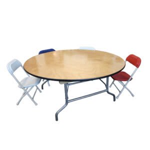 72″ Kids Round Table (4 – 10 kids max)