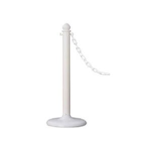 White Plastic Stanchion