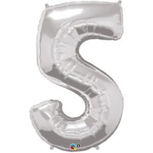 Helium #5 Silver 34″ – each