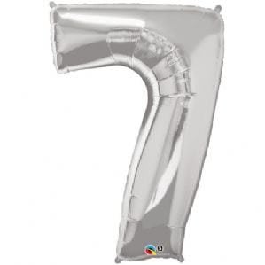 Helium #7 Silver 34″ – each