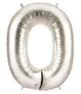 Helium Letter “O” Silver 40″ – each