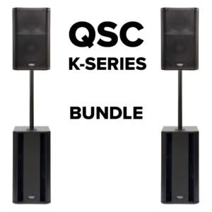 QSC Speaker Bundle - 1 Wired Microphone