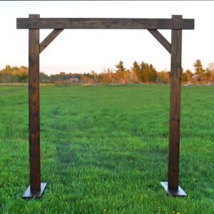 Dark Walnut Wedding – Arch / Backdrop