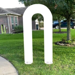 6ft Tall White Wood Arch | Custom Colors Available