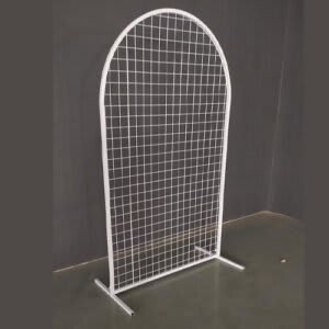 White Mesh Arch