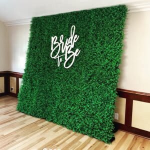 Artificial Green Backdrop – Multi Use - 8' X 8' with Self-Standing Hardware