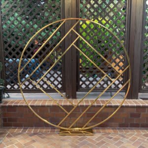 Gold Circle Stand