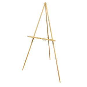 66 Inches Easel Stand Display – Natural Wood