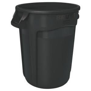 Round Trash Can – 44 Gallons (Black or Gray)