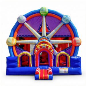 #47 = Ferris Wheel Combo with slide 20’L x 25’W x 19’H
