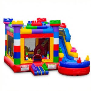 #56 = Mega Blocks Combo with slide 18.5’Lx15.75Wx14H
