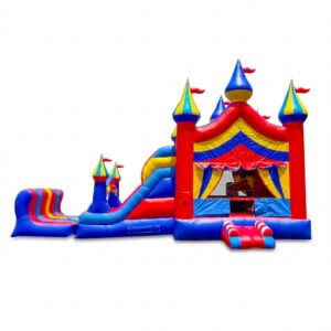 #58 = Carnival Combo with slide 31’L x 14’W x 19’H with pool