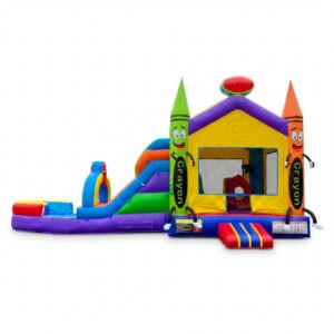 #60 = Crayon Combo with slide 32’Lx14’Wx16’H with pool