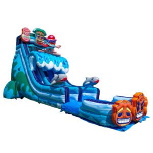 #106 = Tiki Tova Slide With Splash Pool – 38x10x22ft