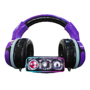 #00 = 14′ Inflatable Headphone DJ Booth Facade