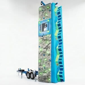 2 in 1 Rock Climbing Wall + LEDs (20′ Tall) - 6 Hours - Without Generator