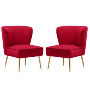 Red – Chair Century Channel Tufting