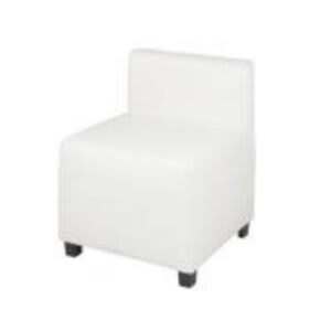 White – Armless Chair
