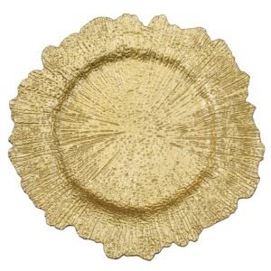 Gold Reef Acrylic Charger – 13″