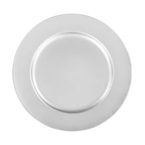 Silver Round Acrylic Charger – 13″