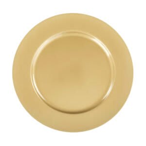 Gold Round Acrylic Charger – 13″