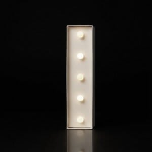 “I” Letter 4′ Tall Marquee – RGB Lights