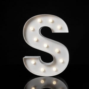 “S” Letter 4′ Tall Marquee – RGB Lights