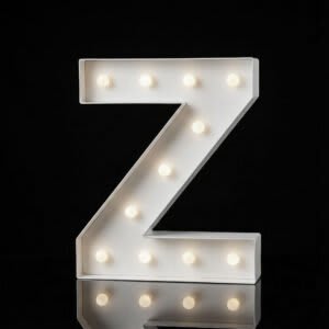 “Z” Letter 4′ Tall Marquee – RGB Lights