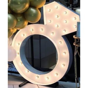 “Ring” 4′ Tall Marquee – RGB Lights