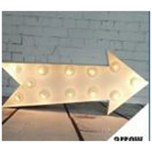 “Arrow” 4′ Long Marquee – RGB Lights