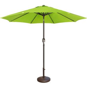Market Umbrella Green 9′ Tilt (108″W x 102″H)