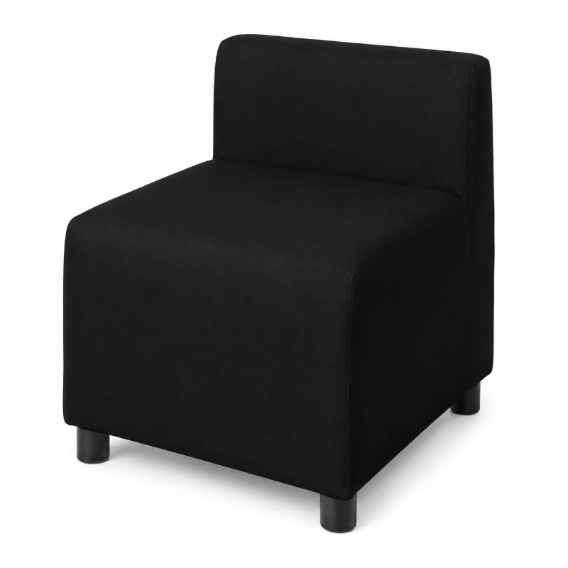 Black – Armless Chair